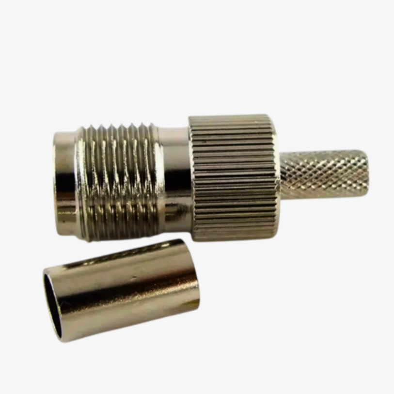 Разъем Telegartner TNC RG-58C/U 50 Ом обжимной N01003A0005, 11 ГГц, для кабеля, Германия