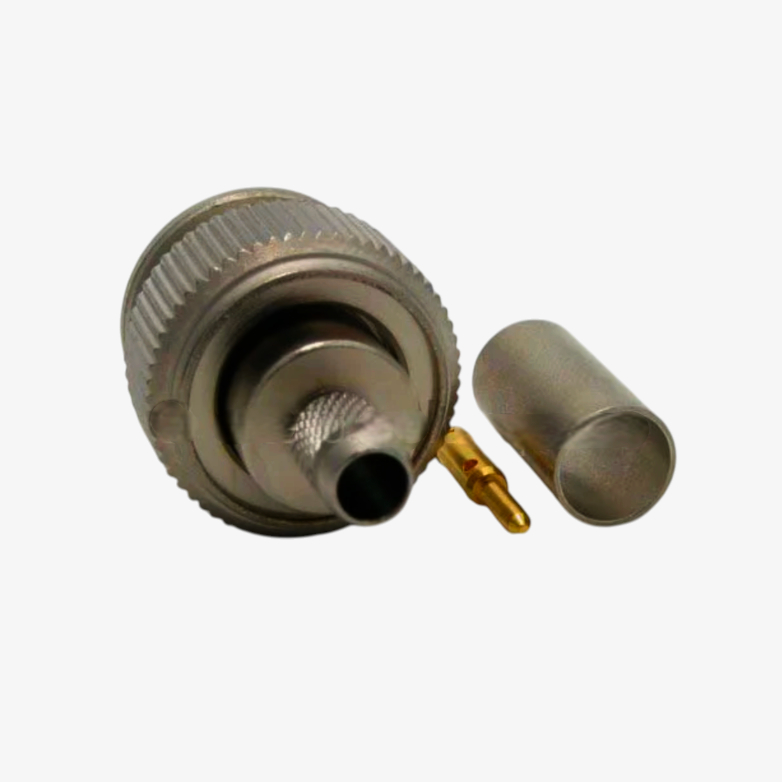 TNC штекер Telegärtner J01010A2255 обжимний 50 Ом, метал, оригінал, 1 м