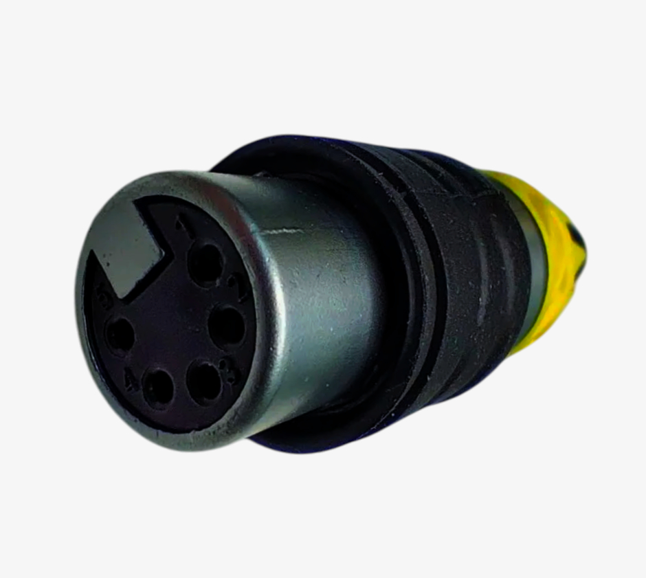 Панельний розapos;єм XLR 5 контактів SA261A-SC-PG-WP вологозахищений з зажимом-крокодилом IP65