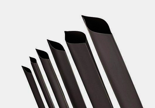 Термоусадка JDD Tech Kynar® 4,8 мм чорна, ізоляція проводів, довговічна захист, 1 м