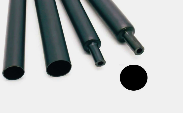 Термоусадка JDD Tech Kynar® 12.7 мм чорна, устойчива до зносу, 1 м, ізоляція проводів і кабелів