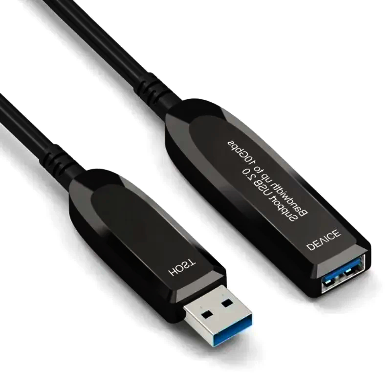 Кабель подовжувач USB 3.0 A-M-F 5 м ITaki чорний для відеоспостереження, висока швидкість передачі даних