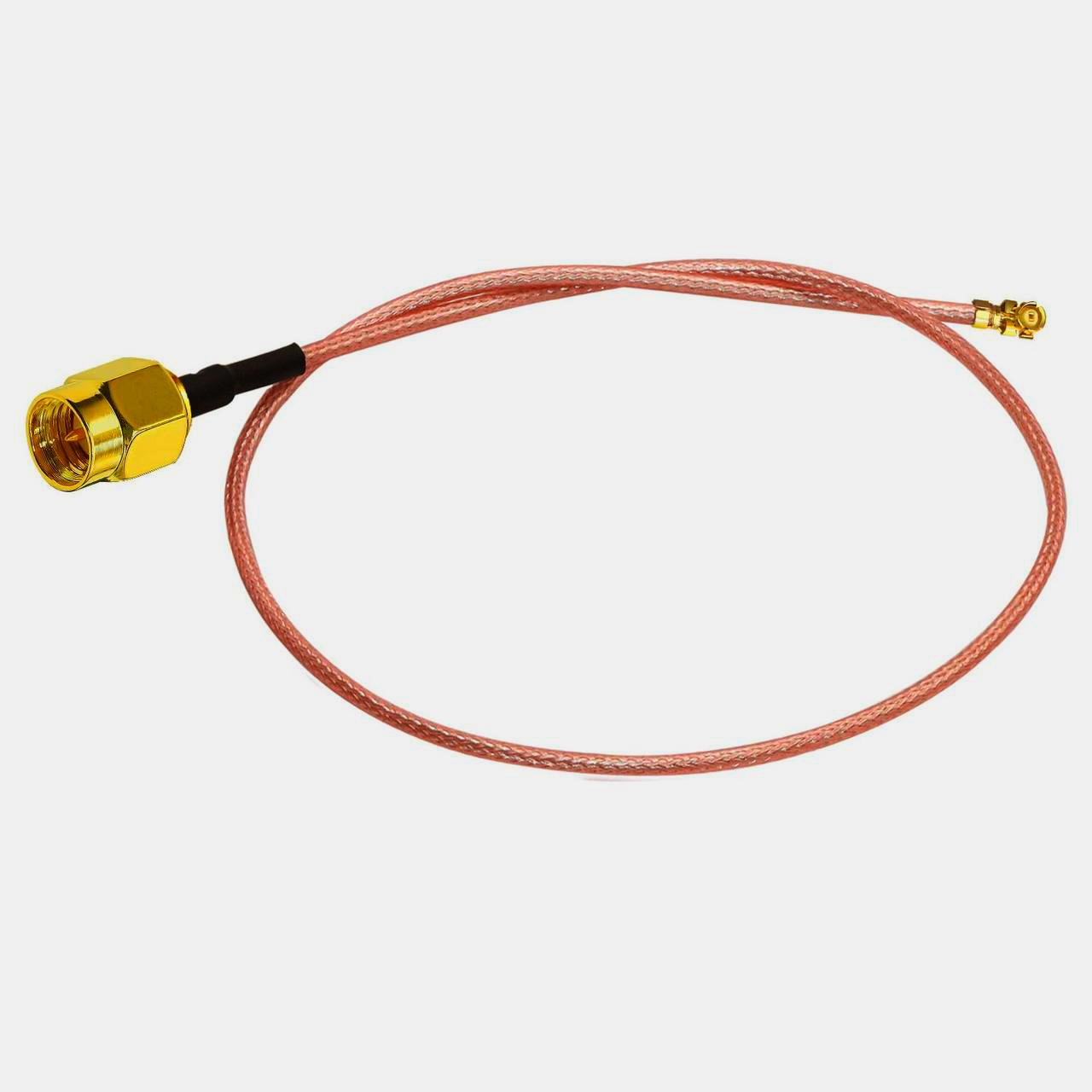 Кабель-джампер IPX Cable RG178 15 см U.FL-R на кутове SMA - Висока якість для сигналів