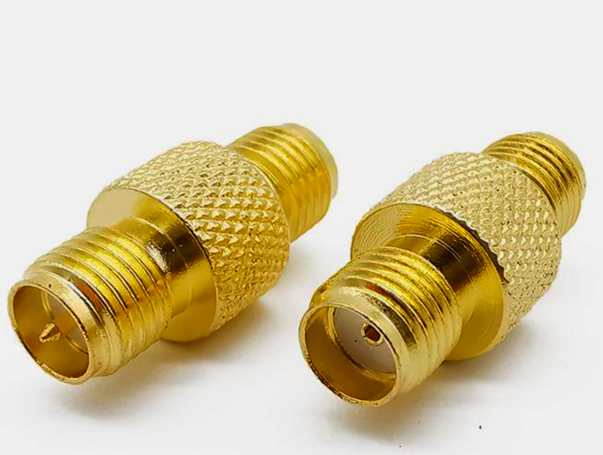 Адаптер SMA на RP-SMA 50 Ом, гніздо-гніздо, метал, для Wi-Fi і GSM антен, 1 м