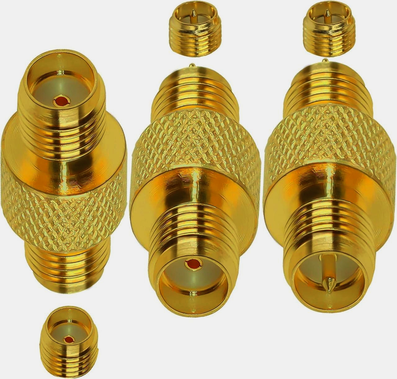 Адаптер SMA на RP-SMA 50 Ом, гніздо-гніздо, метал, для Wi-Fi і GSM антен, 1 м