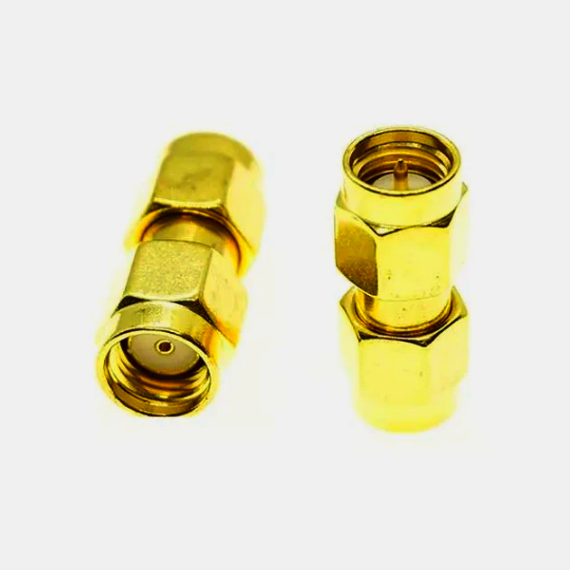 Адаптер SMA gt; RP-SMA 50 Ом, металевий, компактний, оригінал, для Wi-Fi та радіозвapos;язку