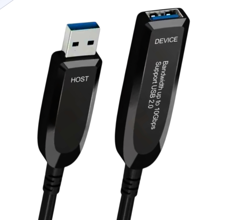 ITaki USB 3.0 кабель 50 метрів подовжувач тип A-A чорний, стабільний сигнал для професійної роботи