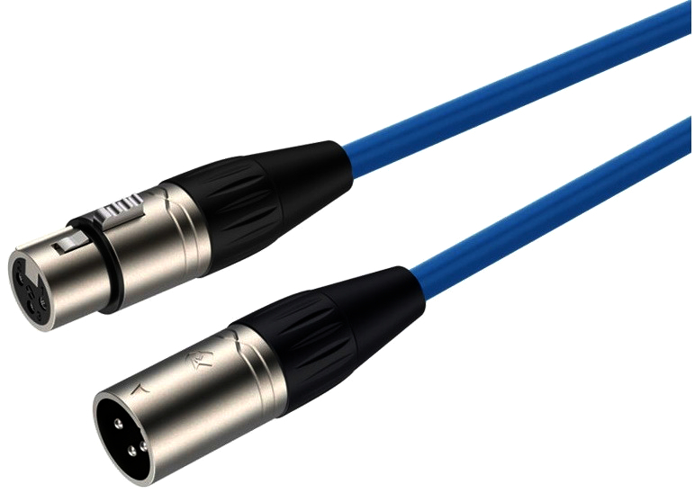 Кабель DMX 5pin 5 м FIRST CABLE XLR роз'єм-штекер, подвійне екранування, PVC