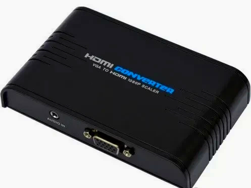 Адаптер Lenkeng VGA + Audio в HDMI 1080p (КНР) для передачі відео і звуку, 119x74x23 мм