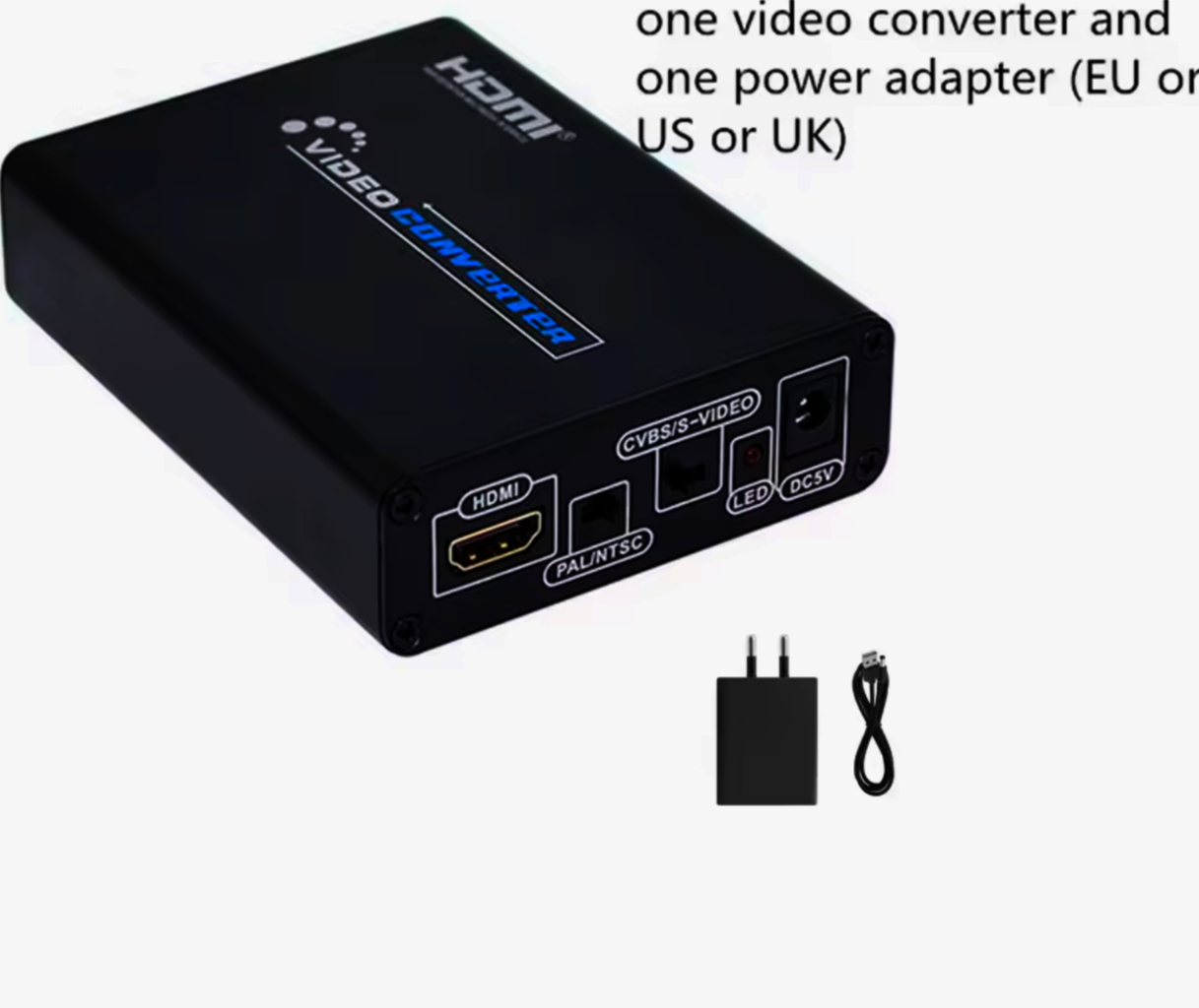 Преобразователь HDMI в AV и S-Video Lenkeng LKV381a, 1080p, аналоговий сигнал для ТВ, 1 шт.