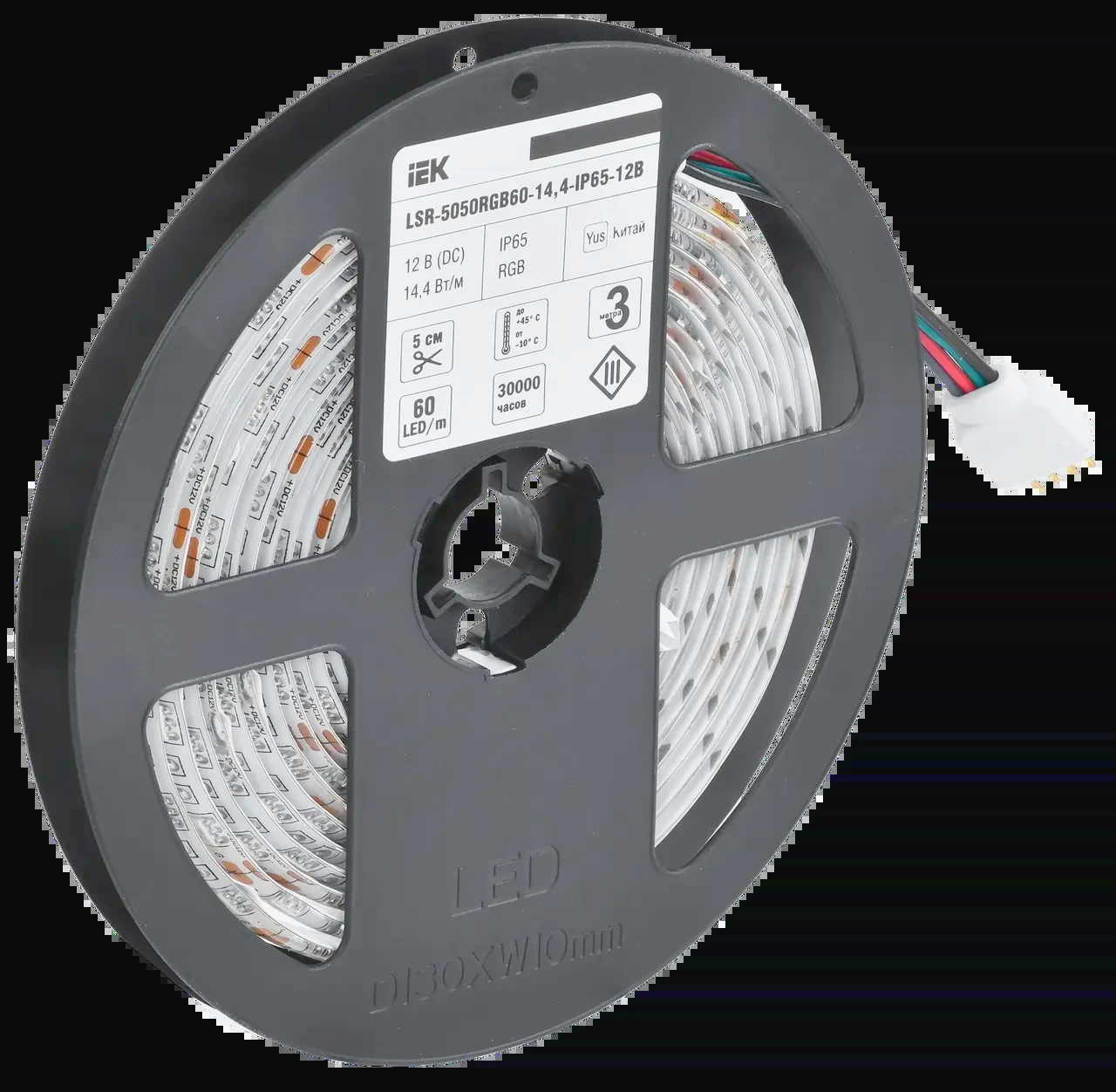 Універсальна LED стрічка AVT 300RGB5050 SMD 5050 5м, 300 діодів, 12В, RGB, енергоефективне освітлення