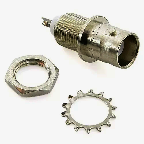 Панельний розapos;єм BNC гніздо пайка під RG59 Avvicon 1м B0014-1G металеве високе якість