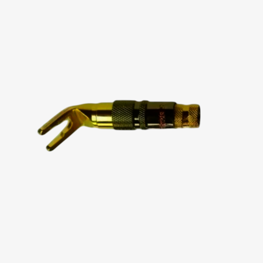 Аудіоразapos;єм SPADE Reference Line 7,0 мм Gold-Plated 45° для чистого звучання, закрутка