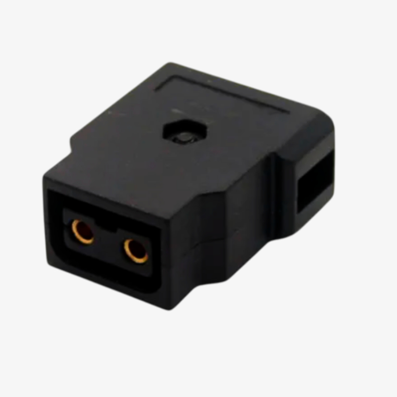 Разъем-гнездо D-Tap DC-DTAP-F 2 контакта для кабеля Ø 4–5 мм, Rean, чорний, професійна серія