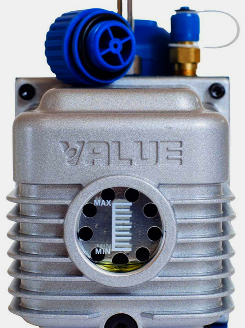 Насос Value VE245N двоступеневий вакуумний 128 л/хв для кондиціонування та холодильного обладнання
