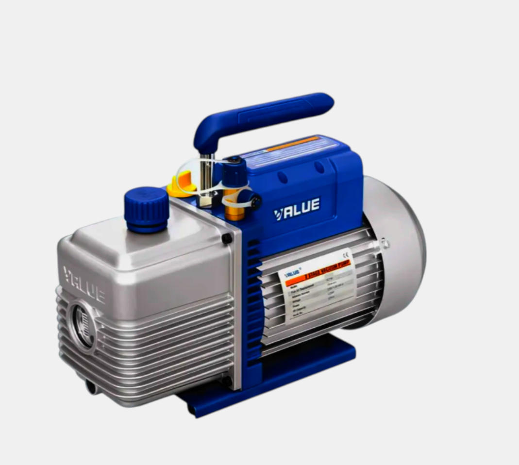 Насос Value VE245N двоступеневий вакуумний 128 л/хв для кондиціонування та холодильного обладнання