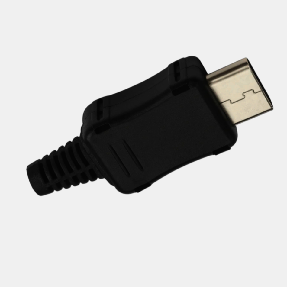 Разapos;єм USB Type-C I-Taki 4 контакта з позолотою 24К, пластиковий корпус, 1м - якісне гніздо USB-C