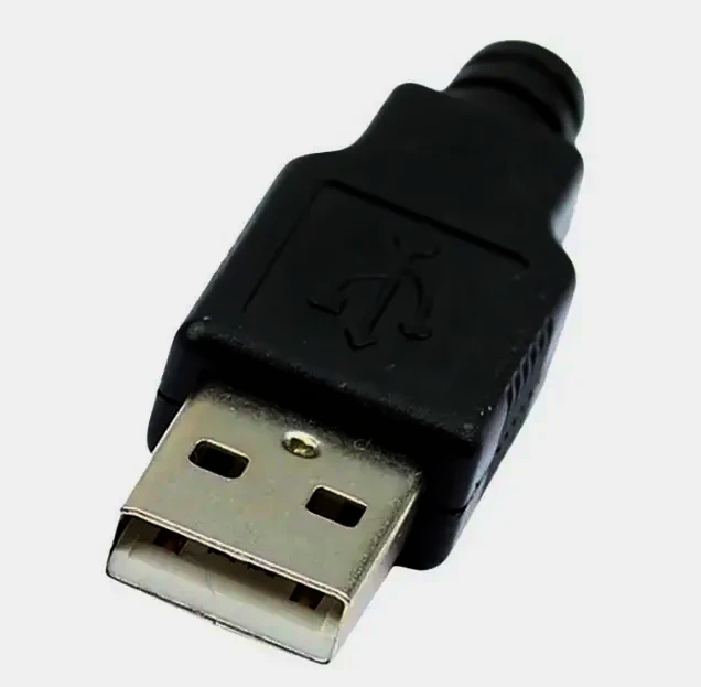 Кабельний роз'єм USB Type-A I-Taki 4 контакта 24К золото, 1м, преміум якість, ергономічний корпус