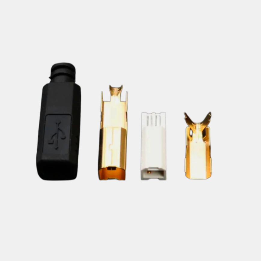 Кабельний розapos;єм USB-BM I-Taki 4 контакта з позолотою 24K, чорний, 1м, для периферії