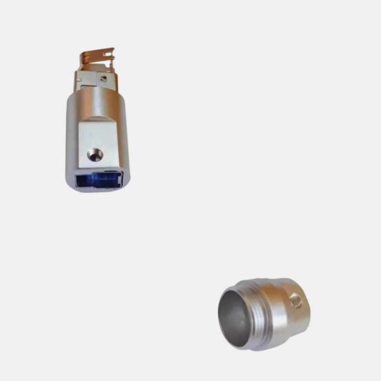 USB розapos;єм Type-B з покриттям 24K, 8 контактів, метал, чорний - для кабелів і пристроїв