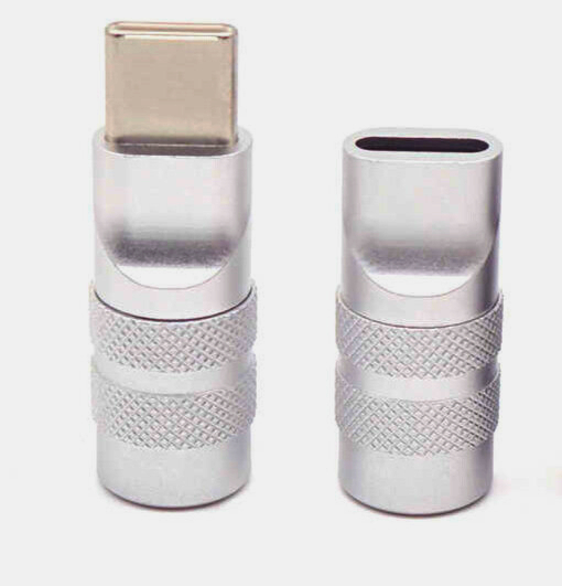 Разъем USB Type-C 4 контакта, позолота 24К, металлический корпус, 1м - качественный кабельный разъем