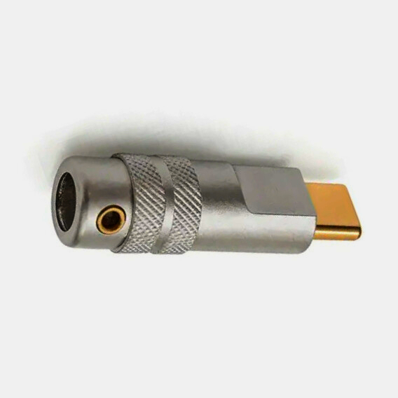 Разъем USB Type-C, 8 контактов, позолота 24К, металлический корпус, для монтажа, 1м