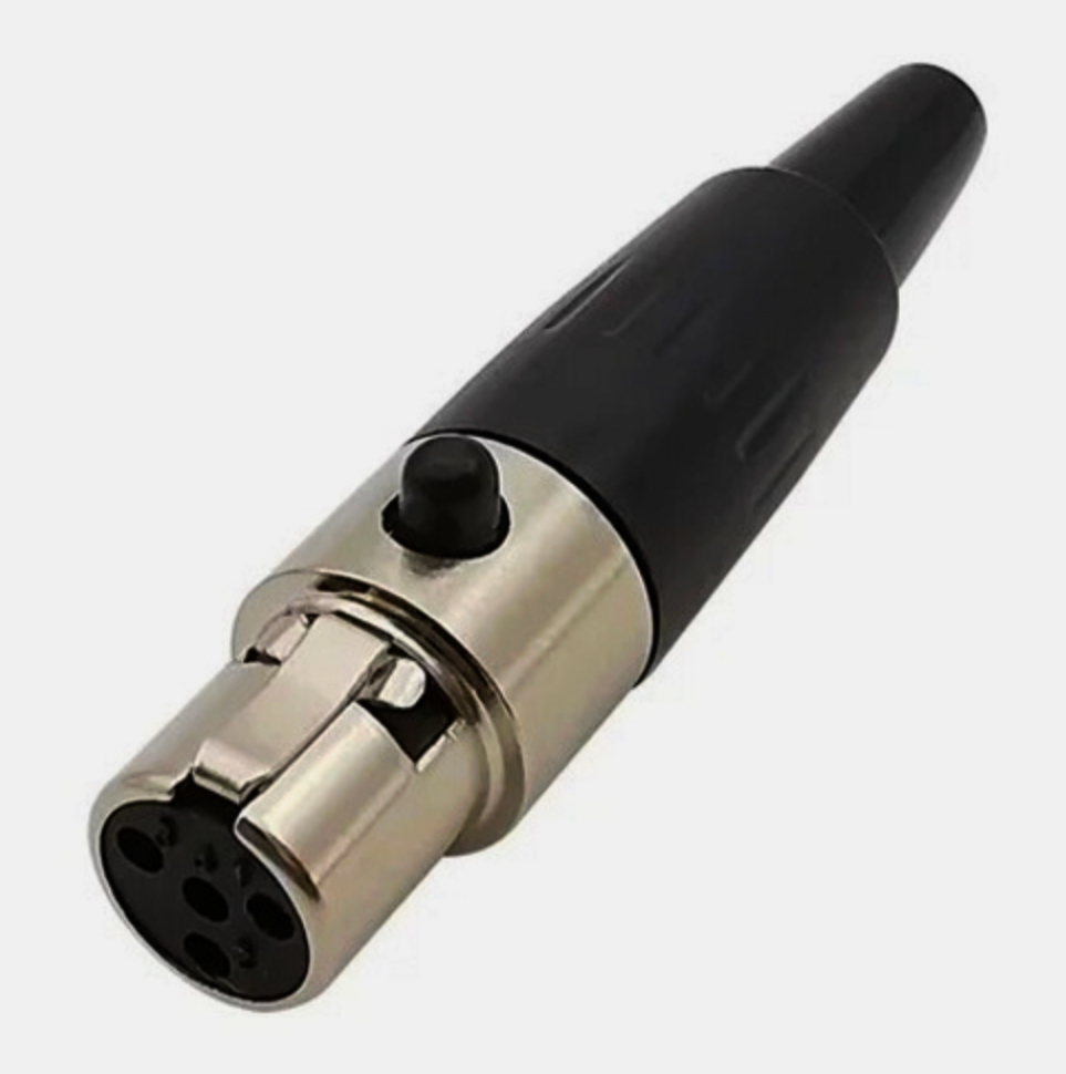 Професійний роз'єм MOCO SA101-4P mini XLR 4 контакта, гніздо для аудіоз'єднання, 1 м