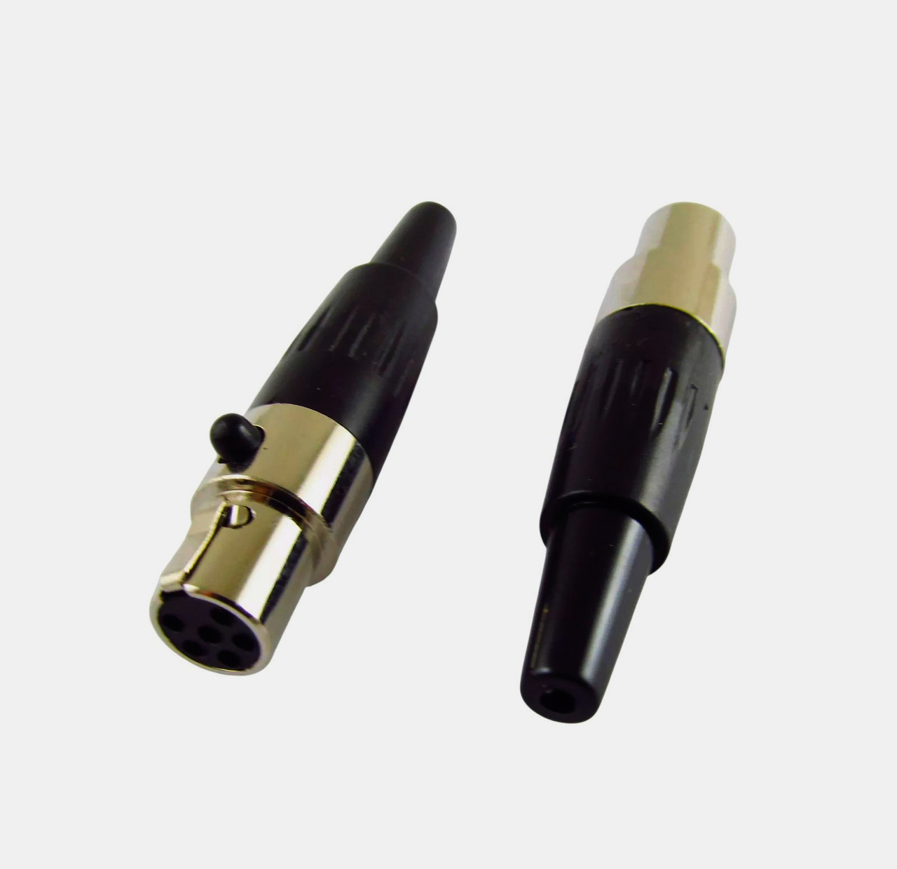 Кабельний розapos;єм Mini XLR MOCO SA101-6P, 6 контактів, пайка, метал, професійний для аудіо