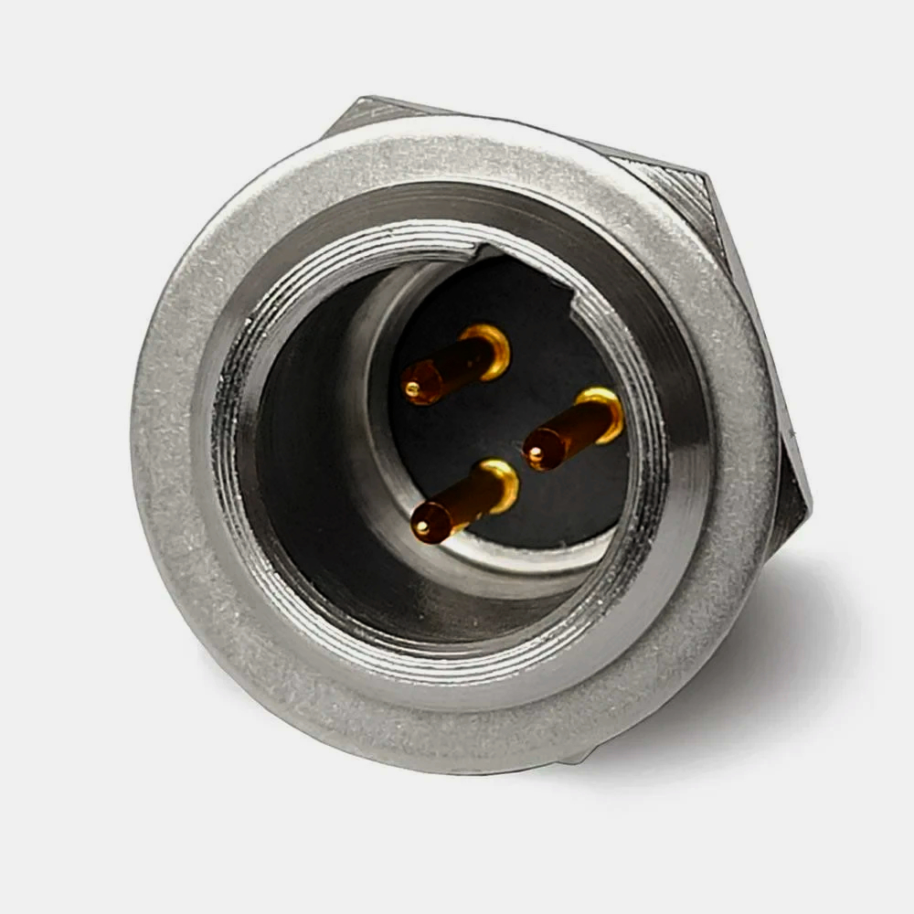 Панельний роз'єм MOCO Mini XLR 3 контакта (штекер, тато) для аудіообладнання, 1м