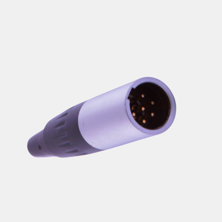 Кабельний розapos;єм MOCO Mini XLR штекер 6 контактів для аудіо та медицини