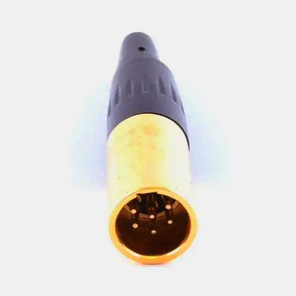 Разapos;єм mini XLR MOCO SA102-6P 6-контактний штекер для мікрофонів та аудіосистем, преміум-клас