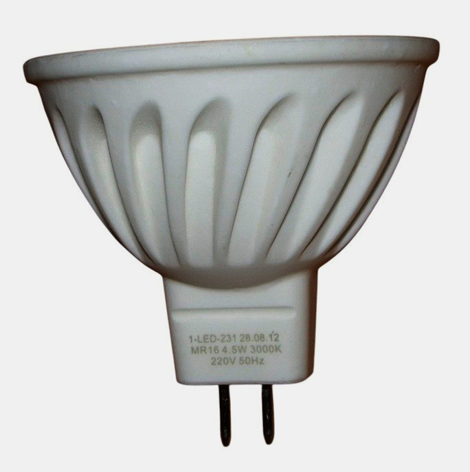 Maxus MR16 4W LED лампа GU5.3 теплий світ 350 Лм 220 В, нейтральний білий 4100 К, 90 Ra