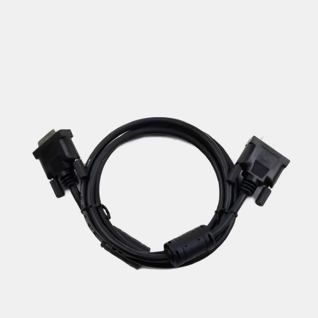 DVI-D Dual Link кабель 7P (2x7х0.16 мм; AWG26) 5C 1м, висока якість, штекер-штекер