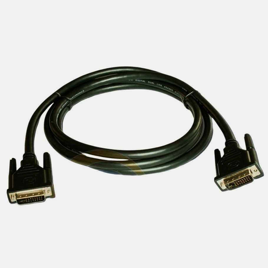 Кабель DVI-D Dual Link I-Taki DVIS-MM-05, 5 м, висока якість, для моніторів, чорний