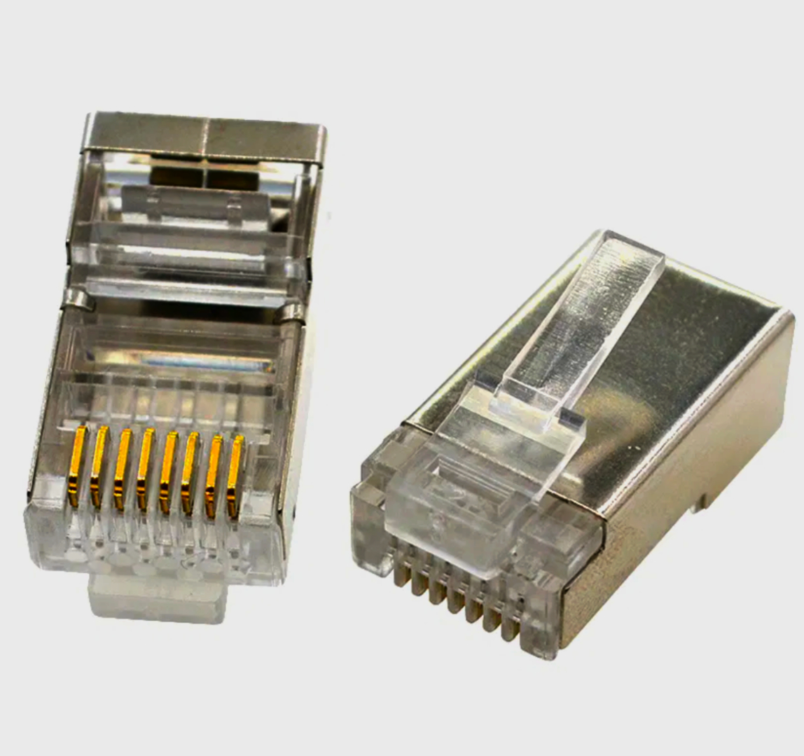 Разъем RJ45 Cat6 ZoeRax ARC6-S21 для жилы 24-26 AWG, до 1 Гбит/с, 250 МГц, 1 м