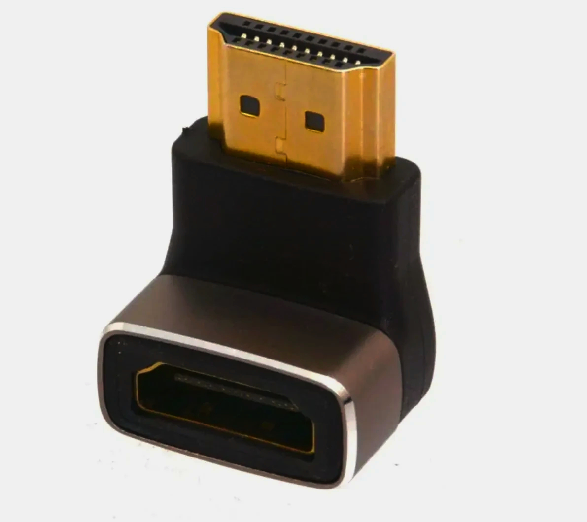 Адаптер HDMI I-Taki 2.1 кутовий ADA-HDMI2.1-ADFM, 4K/8K, для важкодоступних місць, 1м