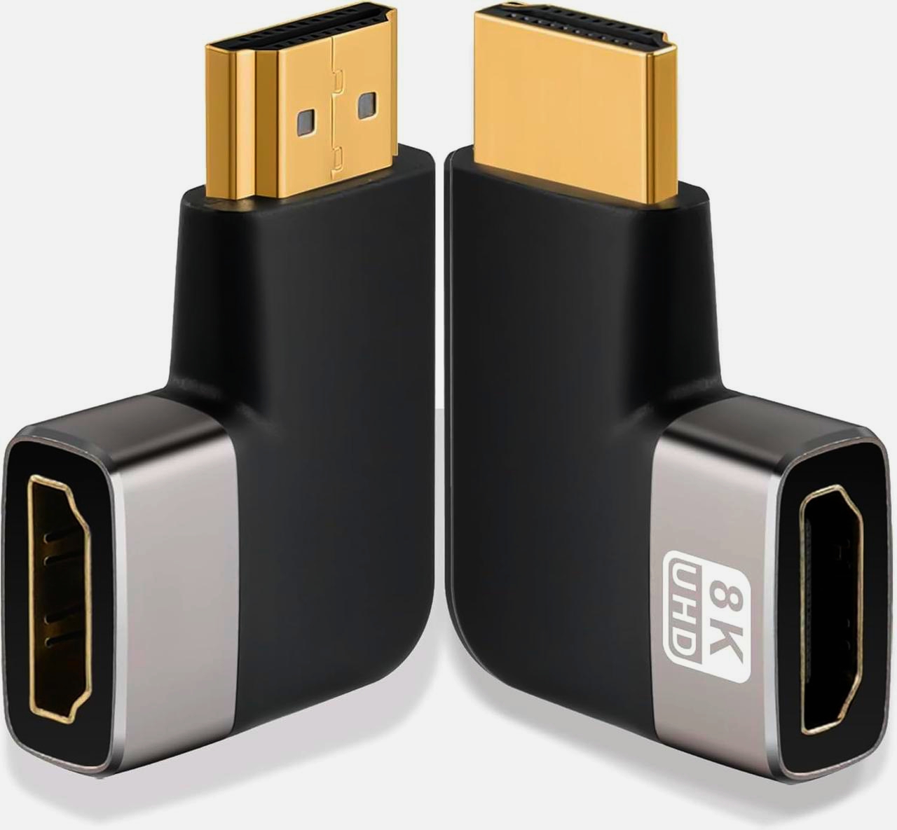 ADA HDMI 2.1 кутовий адаптер зліва (гніздо - штекер тип A) для 4K/8K