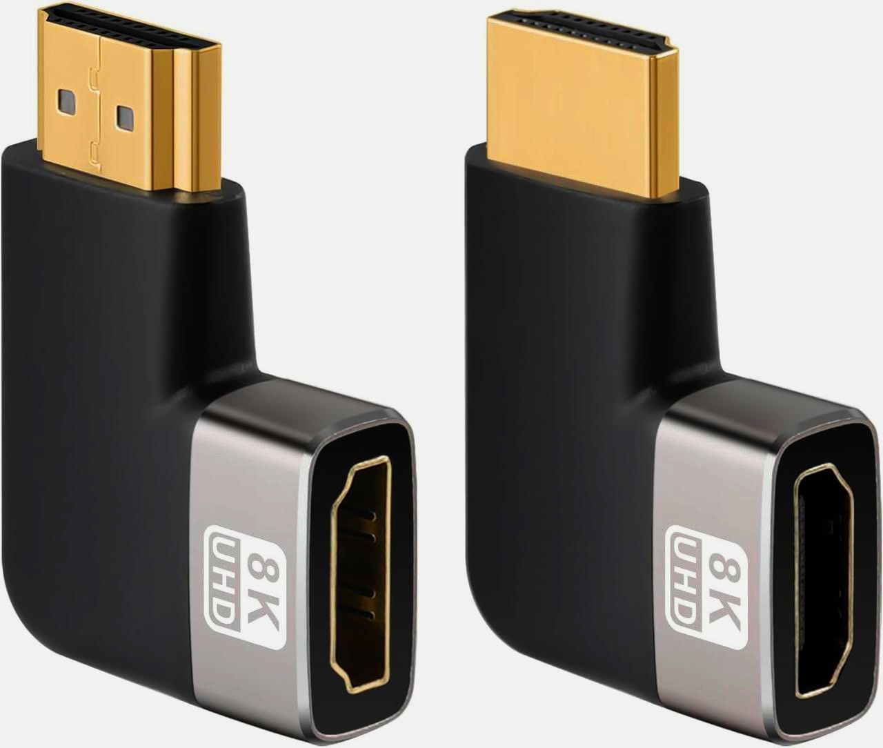 ADA HDMI 2.1 кутовий адаптер зліва (гніздо - штекер тип A) для 4K/8K