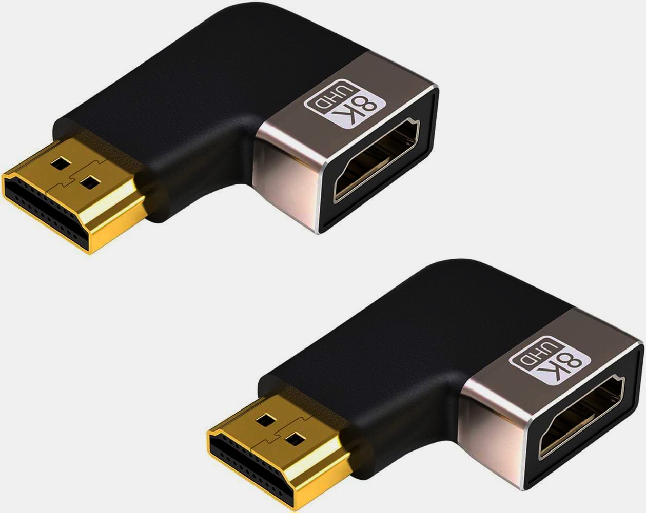 ADA HDMI 2.1 кутовий адаптер (вправо) 4K/8K, I-Taki, для ТВ і моніторів, 1 шт.