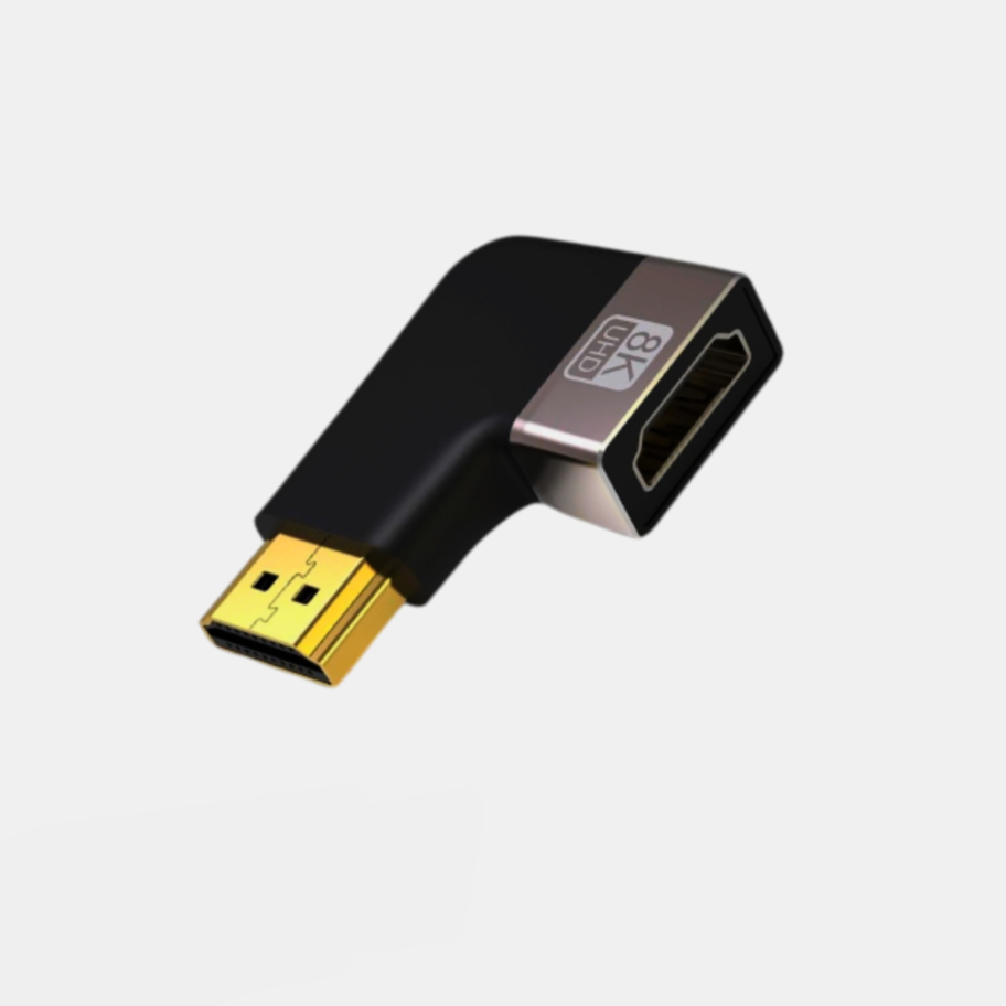 Адаптер HDMI I-Taki ADA-HDMI2.1-ARFM кутовий 4K/8K для телевізора, кабель не перегинається