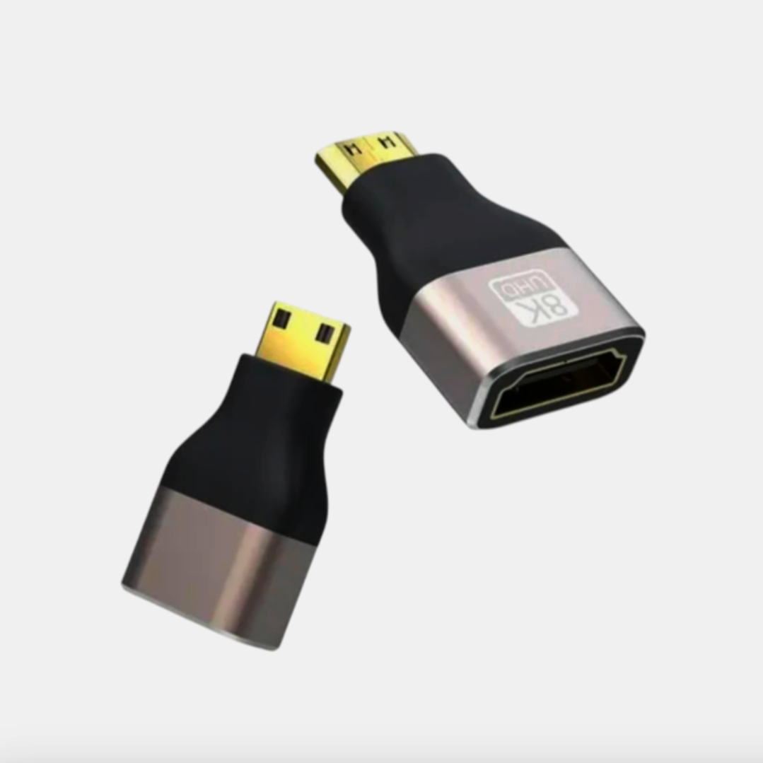 Адаптер I-Taki HDMI 2.1 4K/8K мама на mini HDMI тато, переходник для відеотехніки