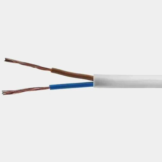 Кабель ПВС 2х1,0 мм, 100 м, GAL-KAT для підключення світлодіодів і низькомощного обладнання