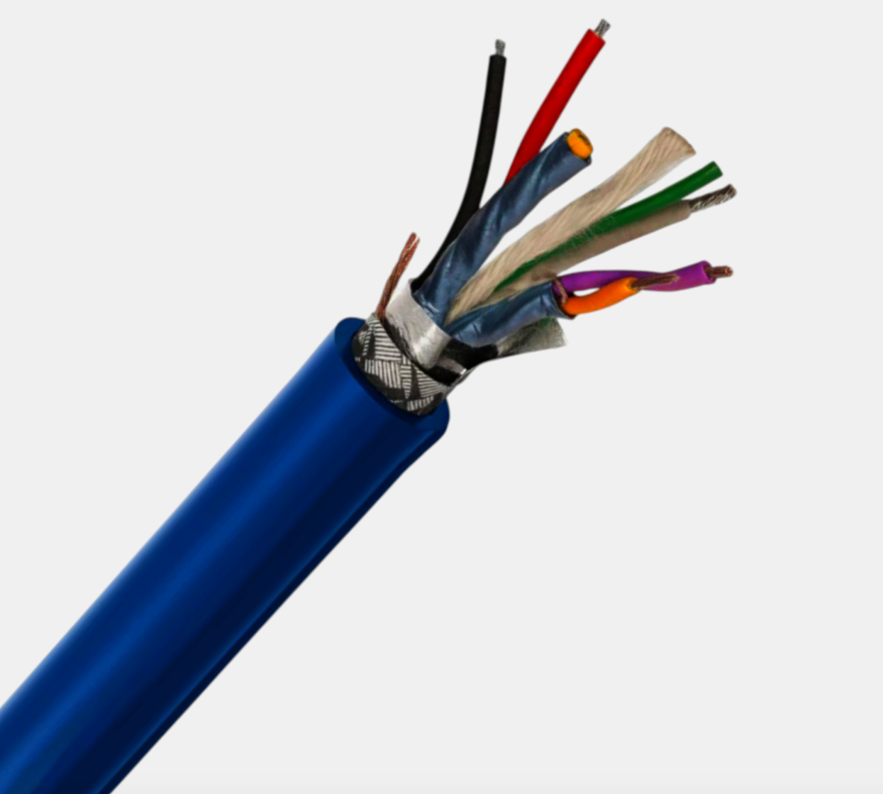 Кабель USB 3.0 5.5мм чорний, подвійне екранування, 1м, 5 Гбіт/с