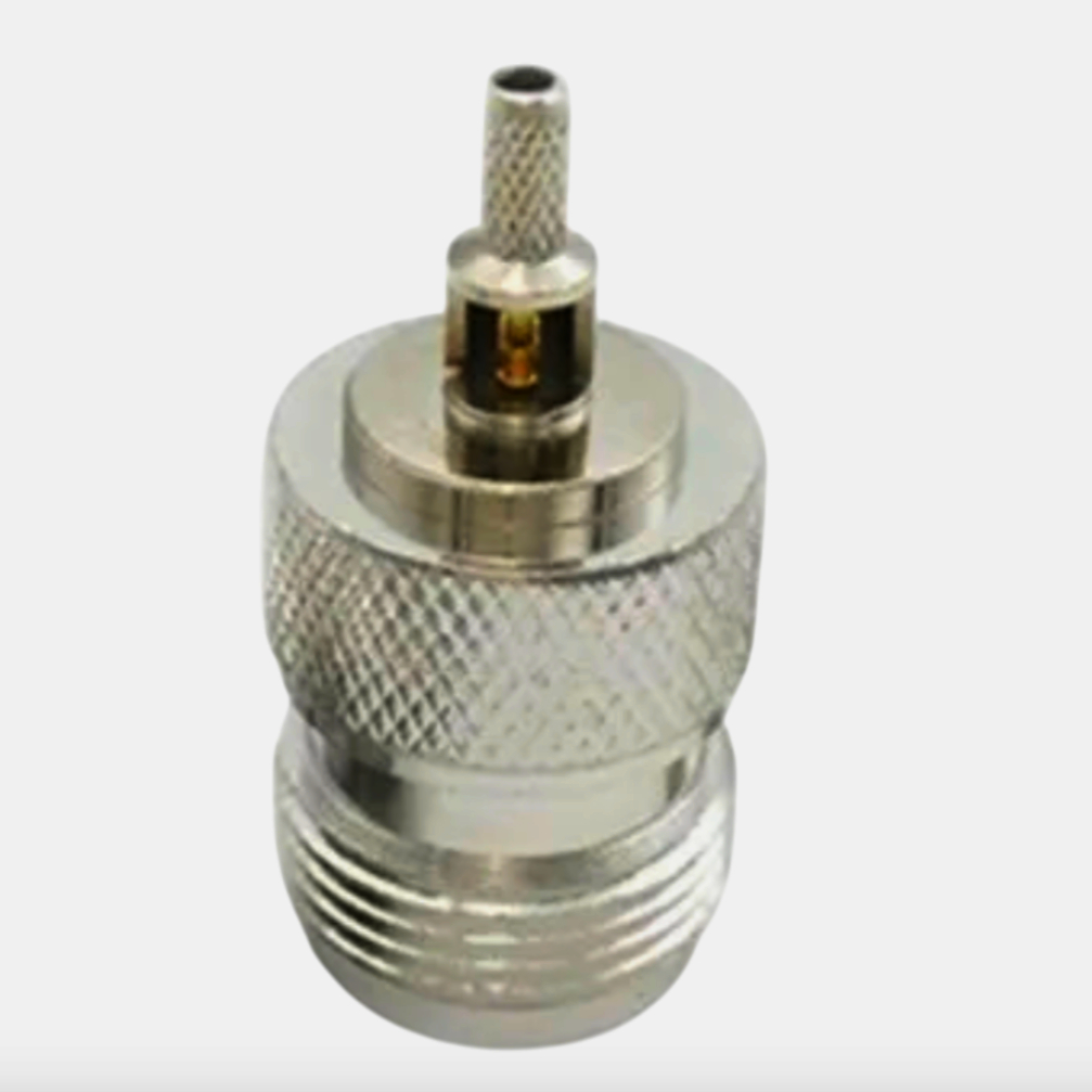 Разъем N (гнездо) RF для кабеля RG316, до 6 ГГц, потери ≤0,05 дБ, топовое качество