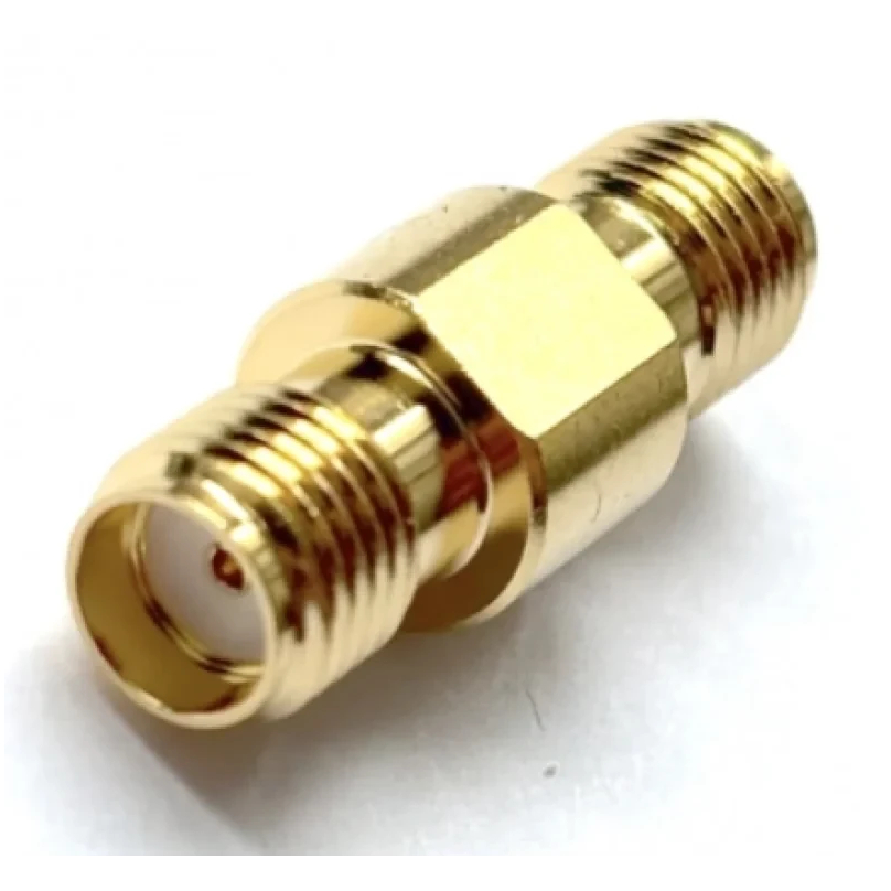 Універсальний адаптер SMA (гніздо) - SMA (гніздо) для радіочастотних зapos;єднань, коаксіальний, висока якість, доставка по всій Україні!