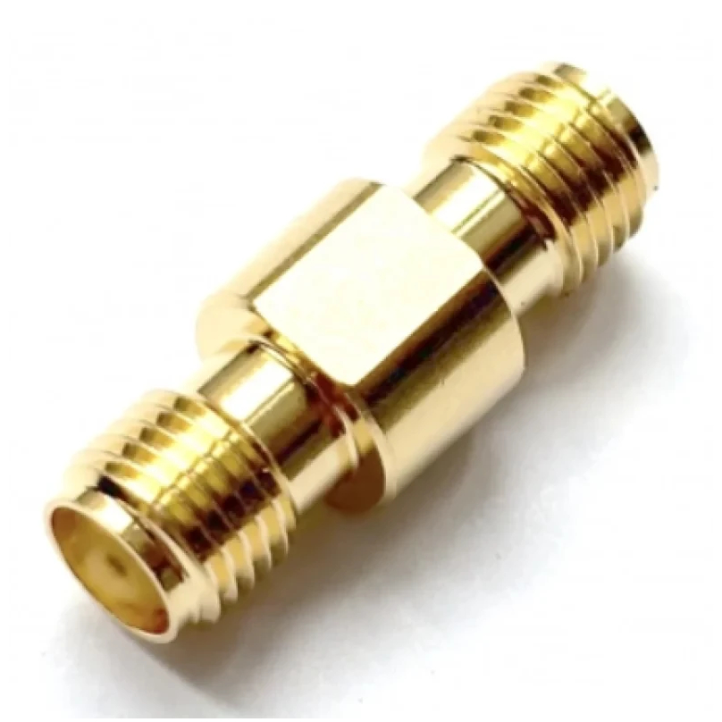 Універсальний адаптер SMA (гніздо) - SMA (гніздо) для радіочастотних зapos;єднань, коаксіальний, висока якість, доставка по всій Україні!