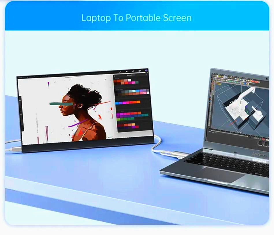 Кабель HDMI 2м I-Taki 4K 60Hz USB Type-C для подключения мониторов и телевизоров