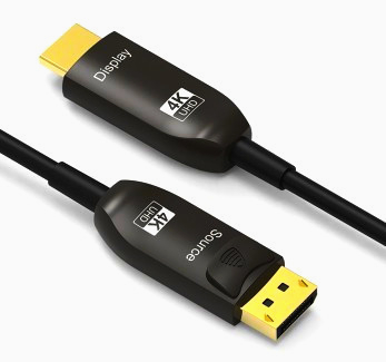 Кабель DisplayPort-HDMI, 30м, 4K@60Hz, 21.6Gbps, 3D ARC, черный - для ПК и мониторов