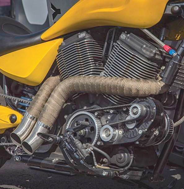 Термолента Techflex Volcano WRAP, базальове волокно, 1 м, 50.8 мм, до 700°C для глушителів