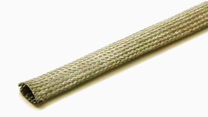 Екран EMI JDD-FR1510, лужена мідь, 16 мм, 1 м, AWG36, 64 А, висока щільність плетіння